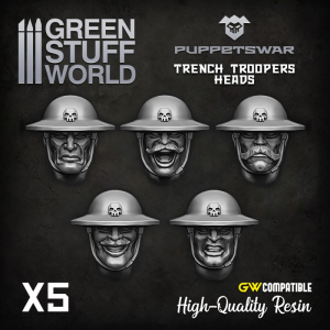 Trench Troopers heads 1