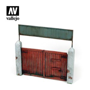 Vallejo Scenics - 1:35 Village Gate 15x15cm 1