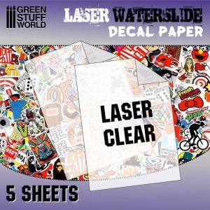 Waterslide Decals - Laser Transparent 1