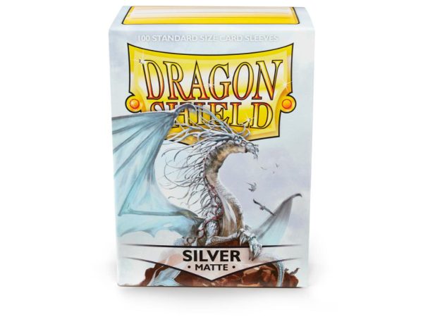 Dragon Shield Sleeves Matte Silver (100) 3