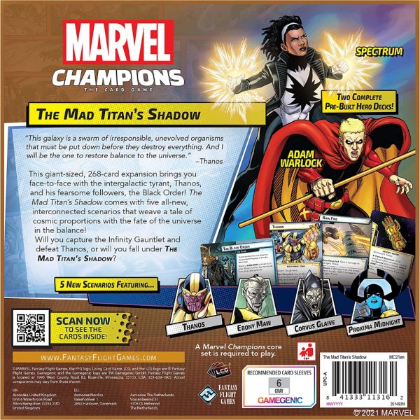 Marvel Champions: The Mad Titan's Shadow 2