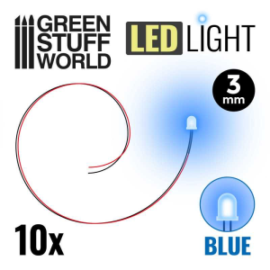 Blue LED Lights - 3mm 1