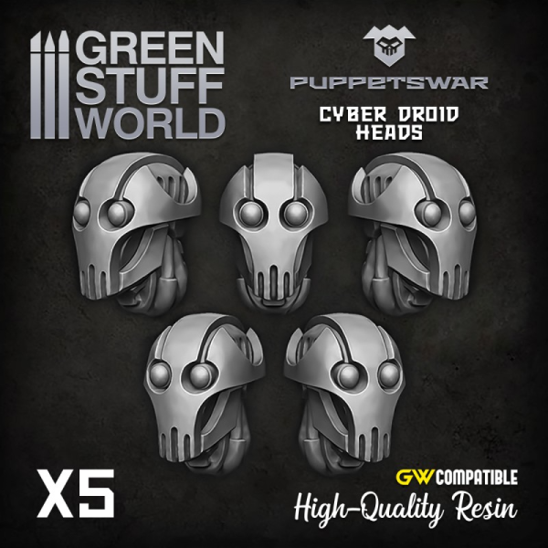 Cyber Droid Heads 1