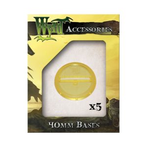 Gold 40mm Translucent Bases - 5 Pack 1