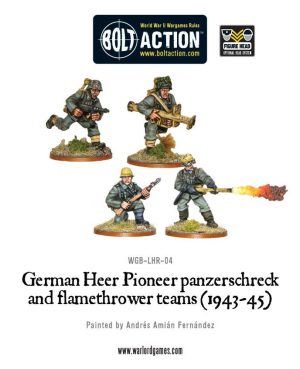 German Heer Pioneer panzerschreck and flamethrower teams (1943-45) 1