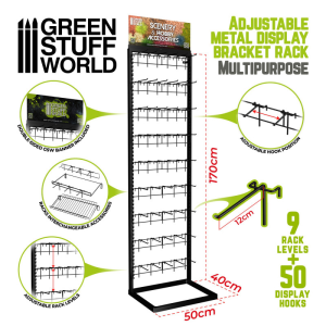 GSW Adjustable Metal Display 1