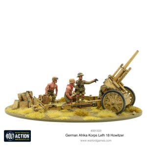 Afrika Korps LeFH 18 10.5cm medium artillery 1