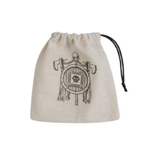 Orc Beige & black Basic Dice Bag 1