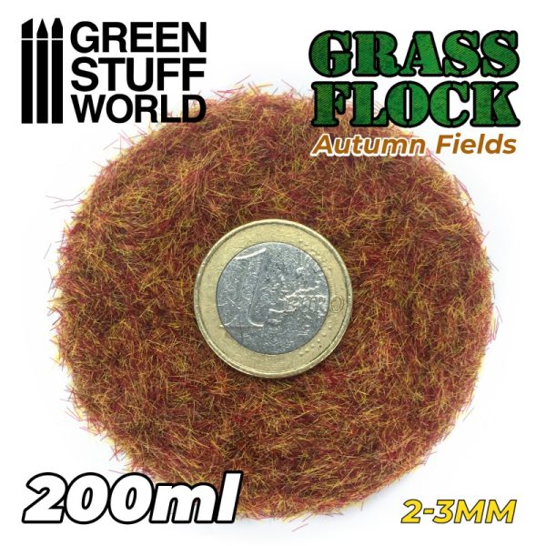 Static Grass Flock 2-3mm - AUTUMN FIELDS - 200 ml 2