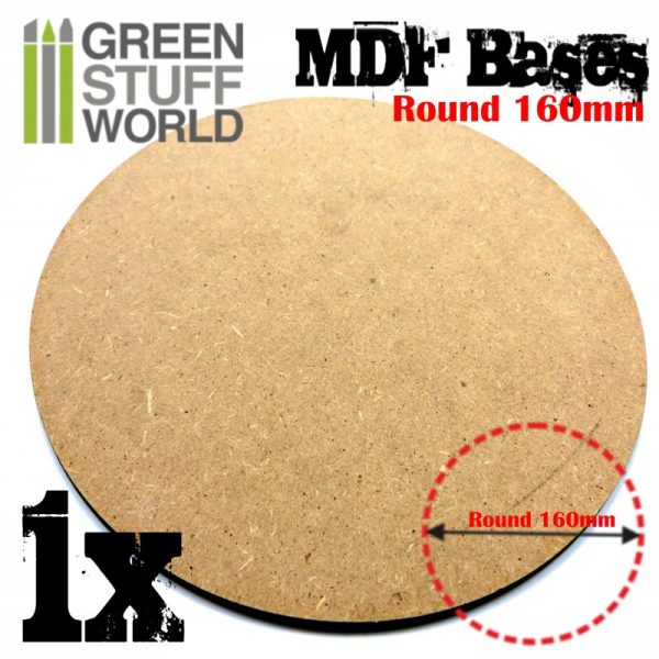 MDF Bases - Round 160mm 1