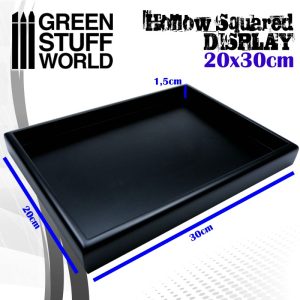 Hollow squared display 20x30 cm Black 1