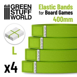 Elastic Bands for Board Games 400mm: Pack x4 1