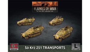 Sd Kfz 251 Transports (x4 Plastic) 1
