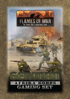German Afrika Korps Gaming Set (x20 Tokensx2 Objectivesx16 Dice) 1