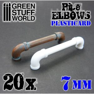 Plasticard Pipe ELBOWS 7mm 1