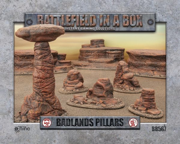 Battlefield in a Box: Badlands Pillars (Mars) 1