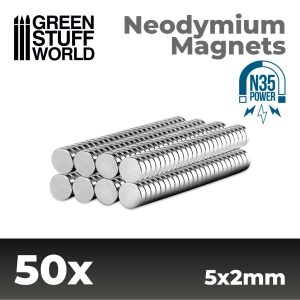 Neodymium Magnets 5x2mm - 50 units (N35) 1
