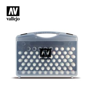 Vallejo Model Color Basic Model Color (72 Colors + 3 brushes + carry case) 1