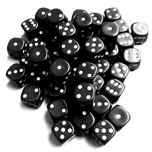 Dice: Black (12mm) 1