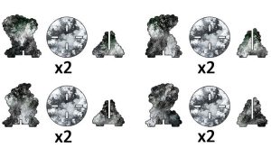 Flames of War Smoke Bombardment Markers 1