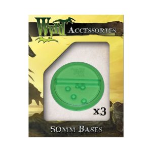 Green 50mm Translucent Bases - 3 Pack 1