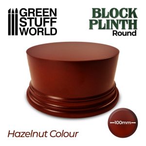 Round Block Plinth 10cm - Hazelnut 1