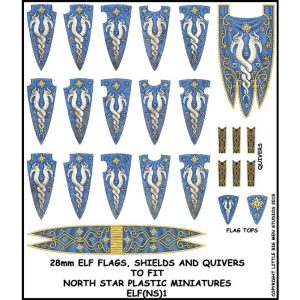 Elf Banner and Shields 1 1