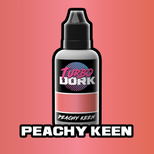 Turbo Dork: Peachy Keen Metallic Acrylic Paint 20ml 1