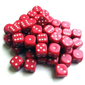 Dice: Red (12mm) 1