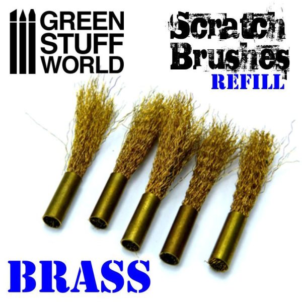 Scratch Brush Set Refill – Brass 1