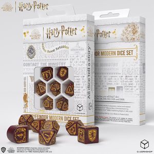 Harry Potter Gryffindor Modern Dice - Red 1