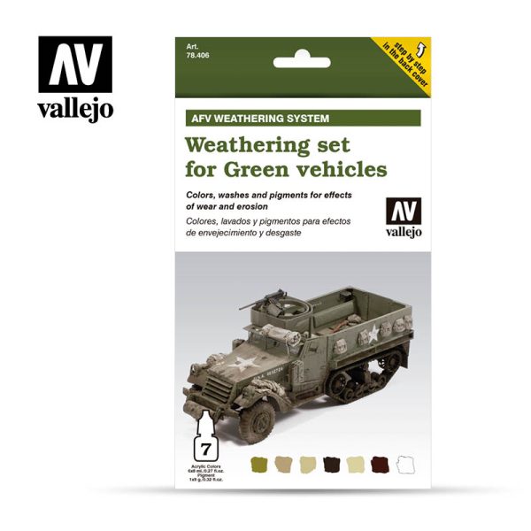 AV Armour Set - AFV Weathering For Green Vehicles 1