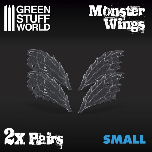 2x Resin Monster Wings - Small 1