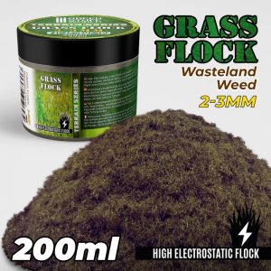 Static Grass Flock 2-3mm - WASTELAND WEED - 200 ml 1