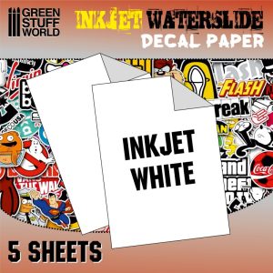 Waterslide Decals - Inkjet White 1