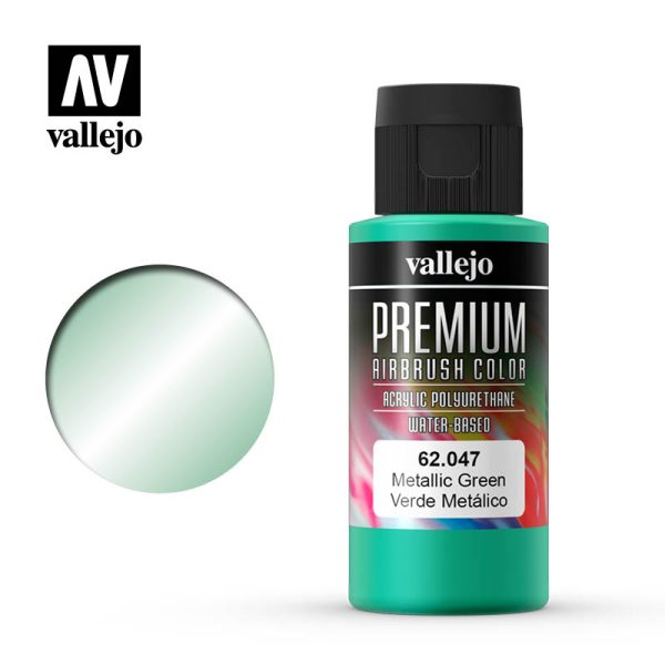 AV Vallejo Premium Color - 60ml - Metallic Green 1