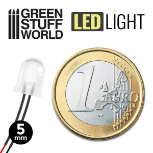 Warm White LED Lights - 5mm 1