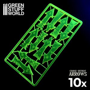 Charge and Retreat Arrows - Fluor Yellow-green 1