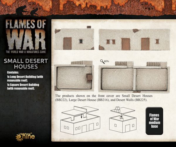Flames of War: Small Desert Houses 2