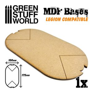 MDF Bases - Oval 100x175mm (Legion) 1