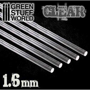 Acrylic Rods - Round 1.6 mm CLEAR 1