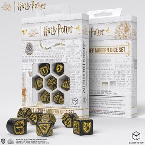 Harry Potter Hufflepuff Modern Dice - Black 1