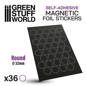 Self-Adhesive Magnetic Base: Round - 32mm 1