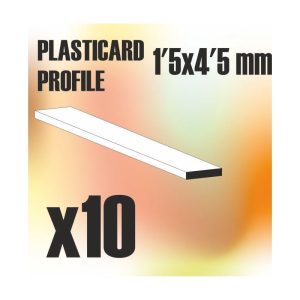 ABS Plasticard - Profile PLAIN 4.5mm 1
