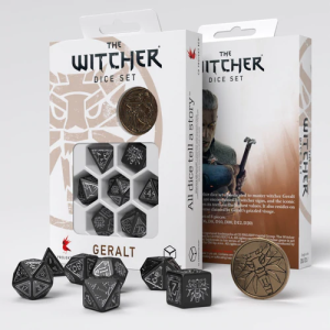 The Witcher Dice Set. Geralt - Silver Sword Dice Set 7 with Coin 1
