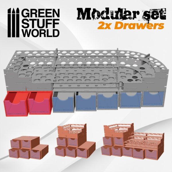 Modular Set 2x Drawers 2