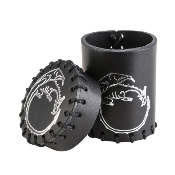 Dragon Black Leather Dice Cup 2