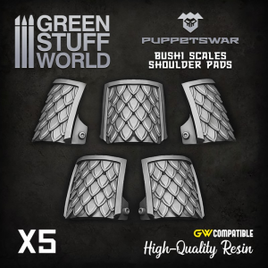 Bushi Scales shoulder pads 1