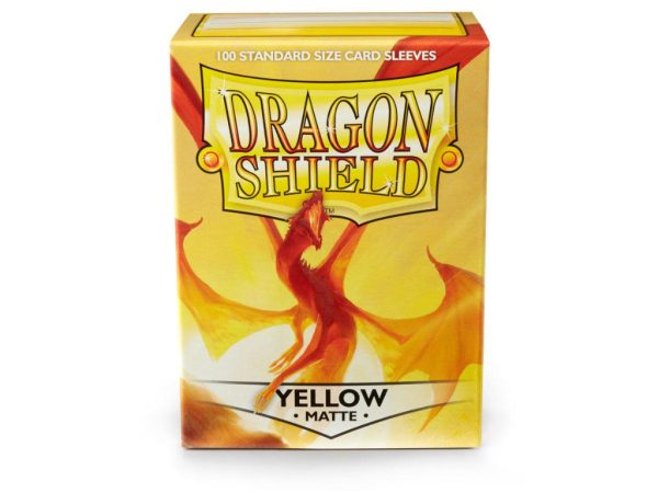 Dragon Shield Sleeves Matte Yellow (100) 3
