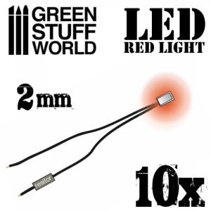 Red LED Lights - 2mm 1